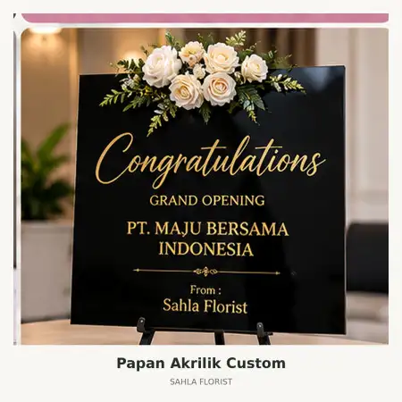 Papan Bunga Akrilik Rs Siloam Semanggi